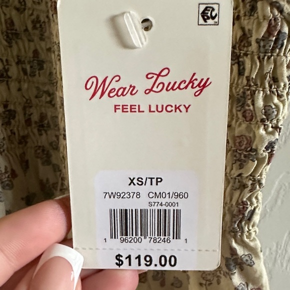 Lucky Brand Casual Dress XS NWT - Picture 8 of 8